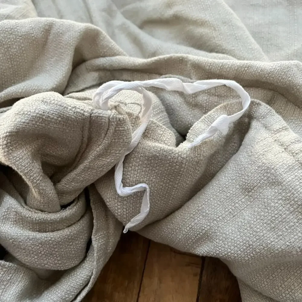 RH Restoration Hardware Italian Lucca Linen Cotton Weave Duvet Cover and shams
